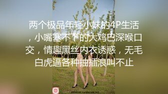 两个极品年轻小妹的4P生活，小嘴塞不下的大鸡巴深喉口交，情趣黑丝内衣诱惑，无毛白虎逼各种抽插浪叫不止