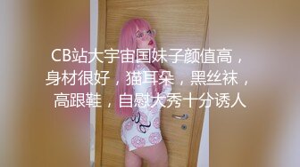 CB站大宇宙国妹子颜值高，身材很好，猫耳朵，黑丝袜，高跟鞋，自慰大秀十分诱人